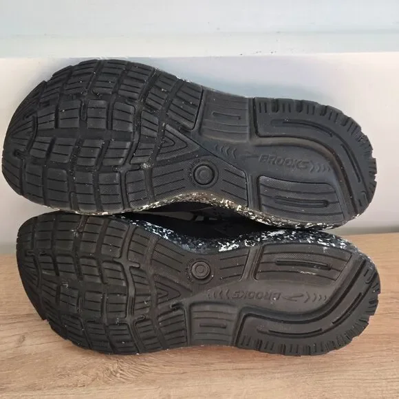 Brooks Mens Ghost 16 Sneakers 11.5 D /45.5 Running Athletic Shoe Black Lava EUC - Picture 8 of 10